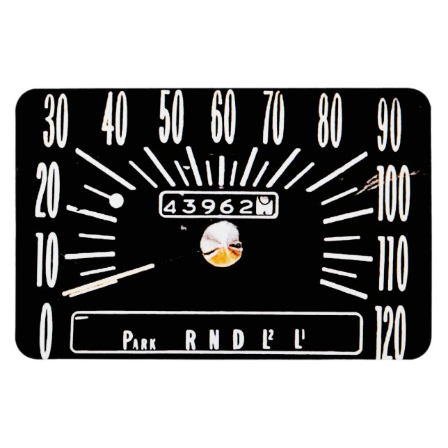 Ímã Velocímetro de Carro Clássico de 1968 (Horizontal)