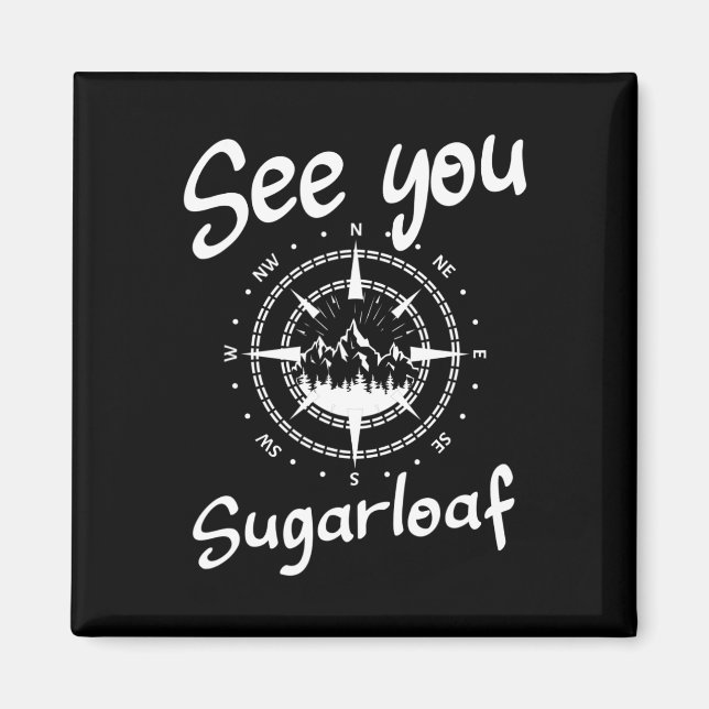 Imã Vemo-Nos No Sugarloaf Usa Férias Ski Comp (Frente)
