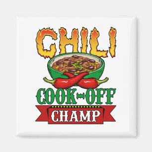 Imã Vencedor da Competição Chilli Cook Off Champ