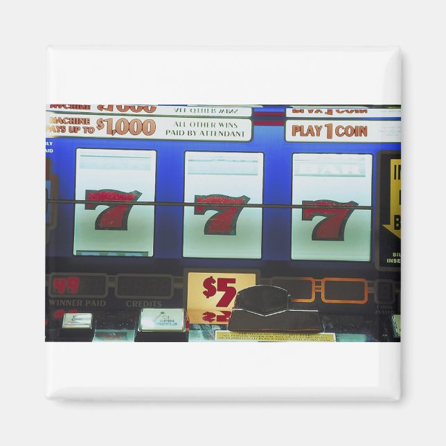 Imã Vencedor da Máquina Sortuda (Frente)