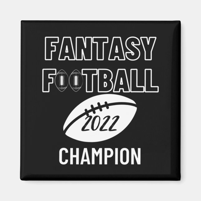 Imã Vencedor do campeão da Liga de Futebol da Fantasy  (Frente)