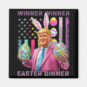 Imã Vencedor Vencedor Jantar de Páscoa Divertido Trump