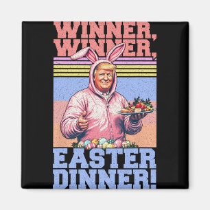 Imã Vencedor Vencedor Jantar de Páscoa Engraçado Trump