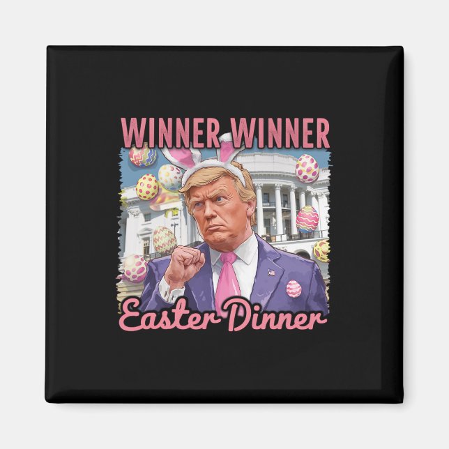 Imã Vencedor Vencedor Jantar de Páscoa Presidente Trum (Frente)