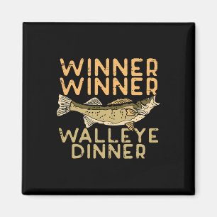 Imã Vencedor Walleye Janta pescando pescadores engraça