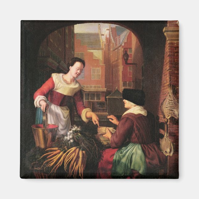 Imã Vendedor de legumes (Frente)