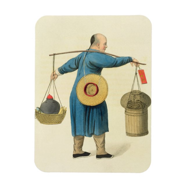 Ímã Vendedor de viper, prato 46 de "A fantasia do quei (Vertical)