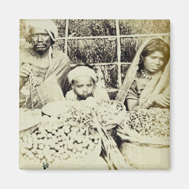 Imã Vendedores de legumes e Frutas hindus em Madras, 1 (Frente)