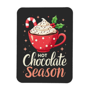 Ímã Vendedores de Natal da estação de chocolate quente