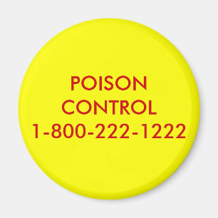IMÃ VENENO CONTROL1-800-222-1222
