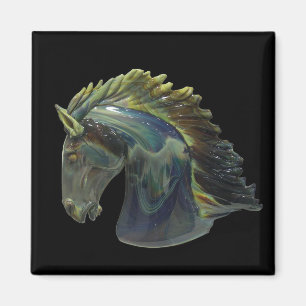 Imã Venetian Murano Glass Horse