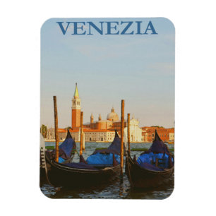 Ímã Veneza Itália Gondolas Retro Viagens vintage