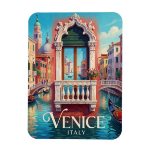 Ímã Veneza Itália Grande Canal Viagem Histórica