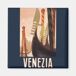 Imã Veneza Itália Viagem Arte Gôndola Veneza Antiga