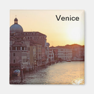 Imã Veneza, por do sol no canal grandioso