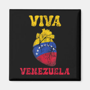 Imã Venezuela Livre 2026 Bandeira do Coração da Venezu