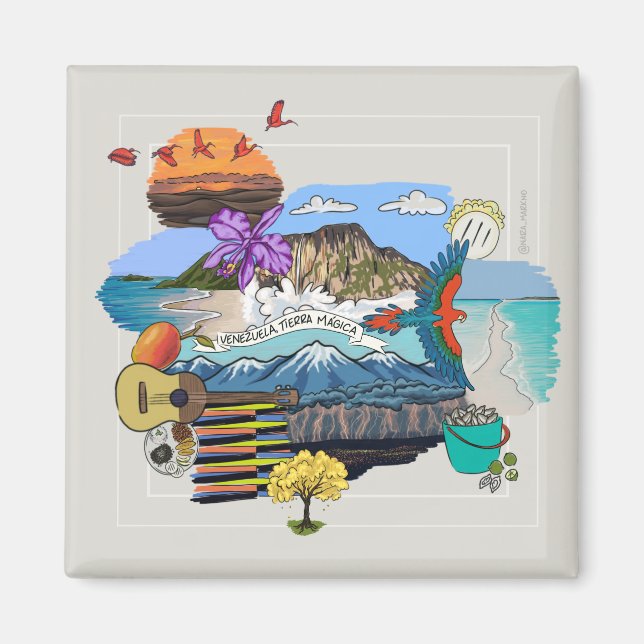 Imã Venezuela ✨ Magic land Magic (Frente)