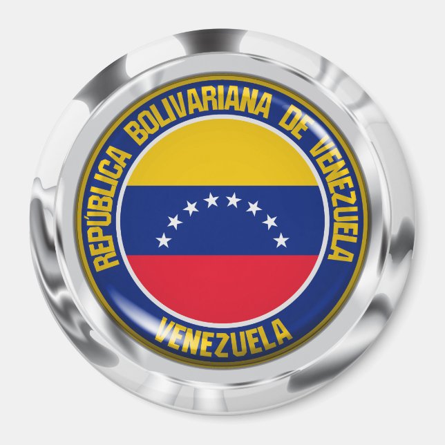 Imã Venezuela Round Emblem (Frente)