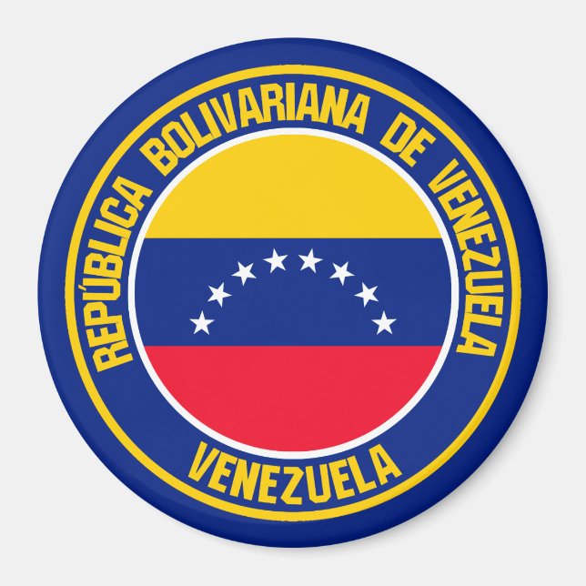 Imã Venezuela Round Emblem (Frente)