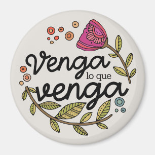 Imã Venga Lo Que Venga Citação Inspiradora Espanhola