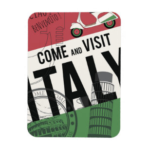 Ímã Venha visitar Italia