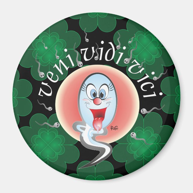 Imã veni vedi vici Magnet (Frente)