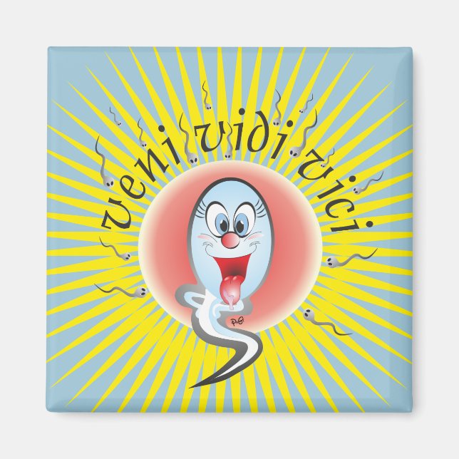 Imã veni vidi vici Magnet (Frente)