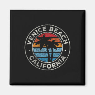 Imã Venice Beach California Ca Vintage Graphic Retro 7