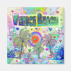 Imã Venice Beach Deep Dreet Magnet