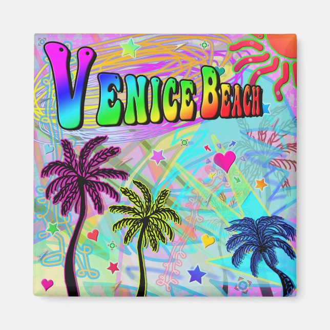 Imã Venice Beach Vivid Romance Magnet (Frente)