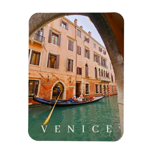 Ímã Venice gondola para imã de geladeira próxima (Vertical)