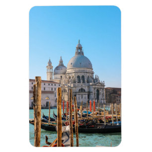 Ímã Venice Gondolas em frente ao Magnete Basilica