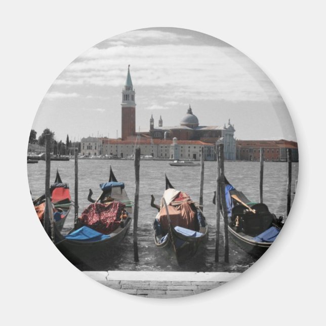 Imã Venice Round Magnet (Frente)