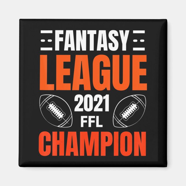 Imã Venta vencedora campeã da Liga Fantasy Futebol 202 (Frente)