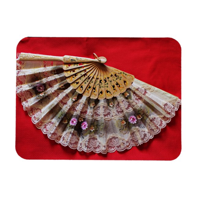 Ímã Ventilador de retenção da mão do ornamentado em um (Horizontal)