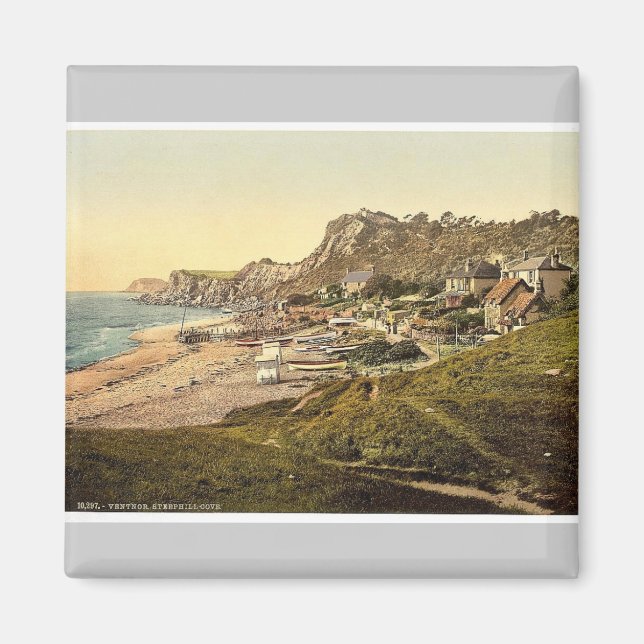 Imã Ventnor, Steephill Cove, Ilha de Wight, Inglaterra (Frente)