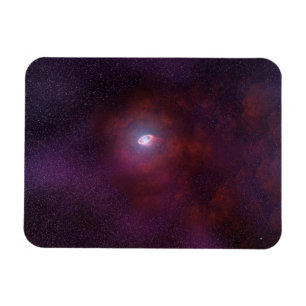 Ímã Vento Pulsar De Uma Estrela De Neutron.