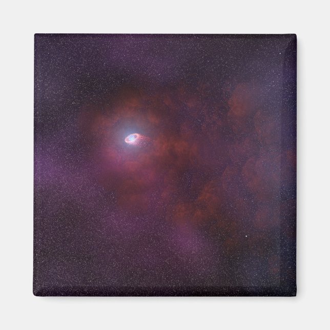 Imã Vento Pulsar De Uma Estrela De Neutron. (Frente)