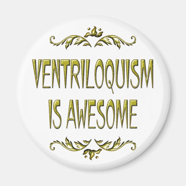 Imã Ventriloquismo é demais (Frente)