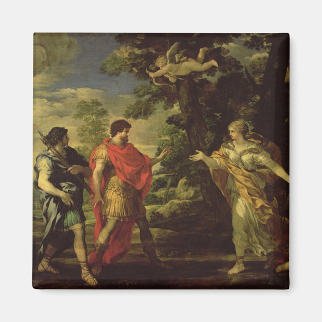 Imã Vênus aparentando a Aeneas como Caçadora, c.1635 ( (Frente)