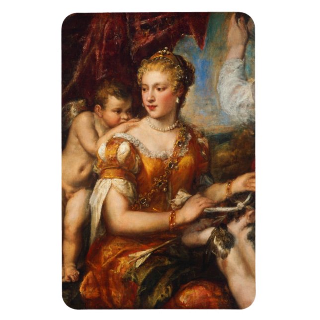 Ímã Venus Blindfolding Foto Foto Cupid Magnet (Vertical)