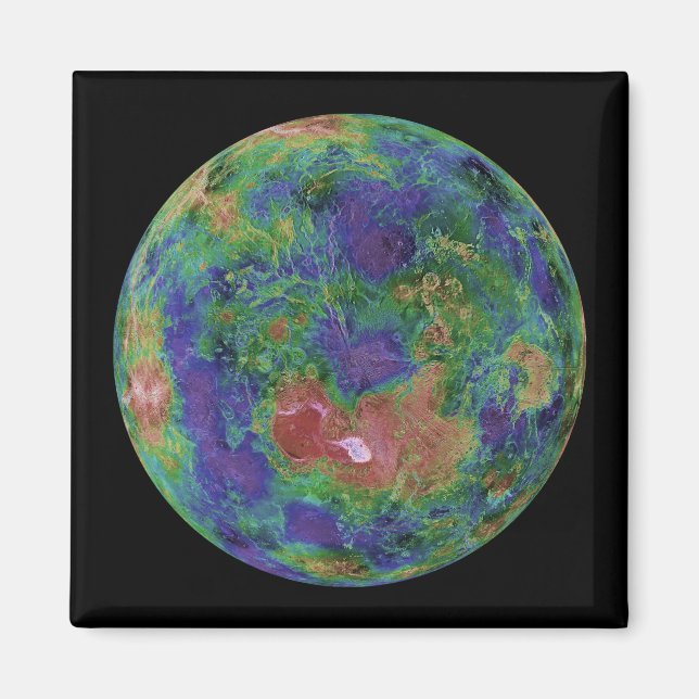 Imã Vênus centrado no Polo Norte (Frente)