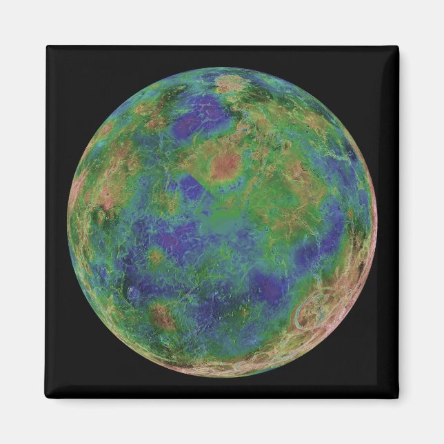 Imã Vênus centrado no Polo Sul (Frente)