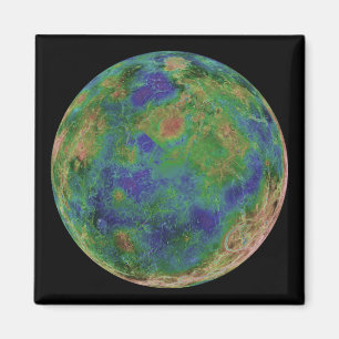 Imã Venus centrou-se no pólo sul