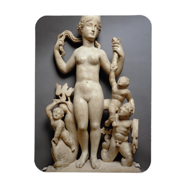 Ímã Vênus com putti, um tritão e um golfinho, Roman, 4 (Vertical)