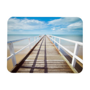Ímã Ver a partir de Pier sobre Mar