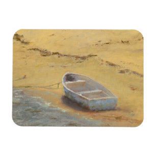 Ímã Verão - Barco na margem