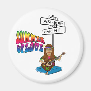 Imã Verão de Haight Ashbury do amor