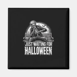 Imã Verão de Halloween Apenas Esperando Pelo Halloween