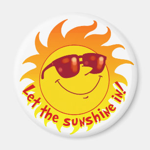 Imã Verão de sorriso Sun
